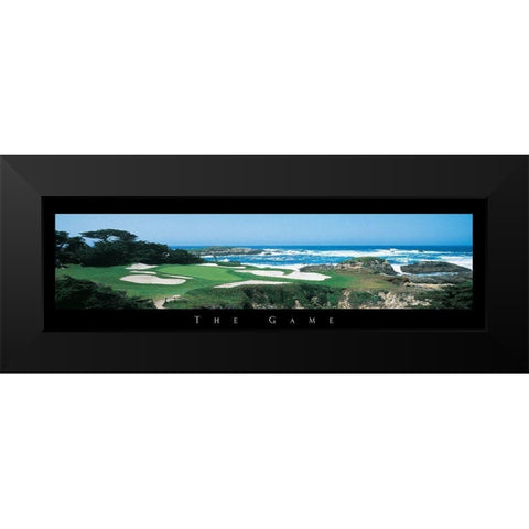 Golf - The Game I Black Modern Wood Framed Art Print by Unknown