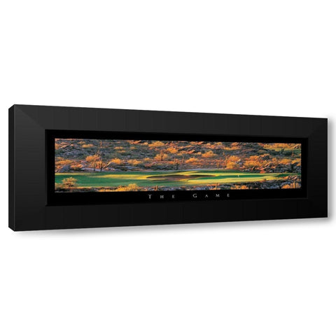 Golf - The Game II Black Modern Wood Framed Art Print with Double Matting by Unknown