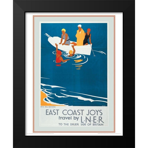 Drier Side Black Modern Wood Framed Art Print by Unknown