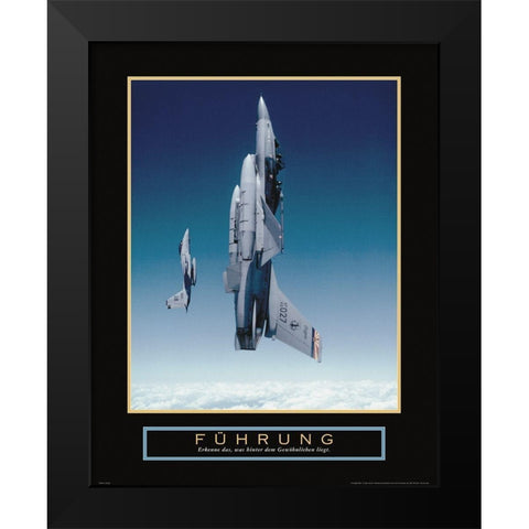 Liderazgo Black Modern Wood Framed Art Print by Frontline