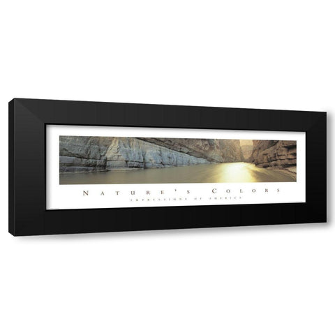 Natures Colors Grand Canyon Black Modern Wood Framed Art Print by Unknown