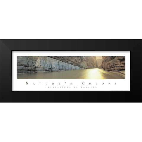 Natures Colors Grand Canyon Black Modern Wood Framed Art Print by Unknown