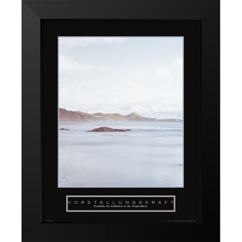 Vorstellangskraft Black Modern Wood Framed Art Print by Frontline