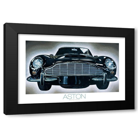 The Aston Black Modern Wood Framed Art Print by Frontline