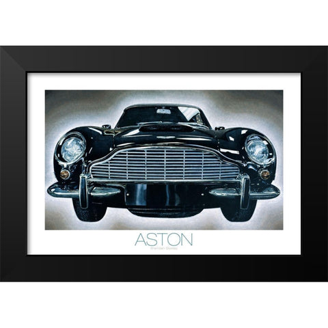 The Aston Black Modern Wood Framed Art Print by Frontline