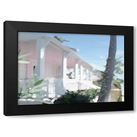 High Summer Black Modern Wood Framed Art Print by Frontline