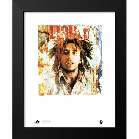 Marley Lion Black Modern Wood Framed Art Print by Frontline