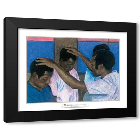 I Have Chosen Youâ€¦ Black Modern Wood Framed Art Print with Double Matting by Unknown