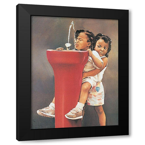 Higher Black Modern Wood Framed Art Print with Double Matting by Unknown