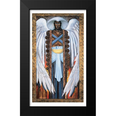 Archangel Center Black Modern Wood Framed Art Print by Unknown