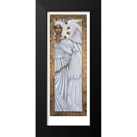 Archangel Right Black Modern Wood Framed Art Print by Unknown