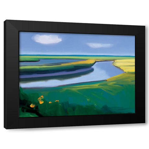 Reservoir Black Modern Wood Framed Art Print by Unknown