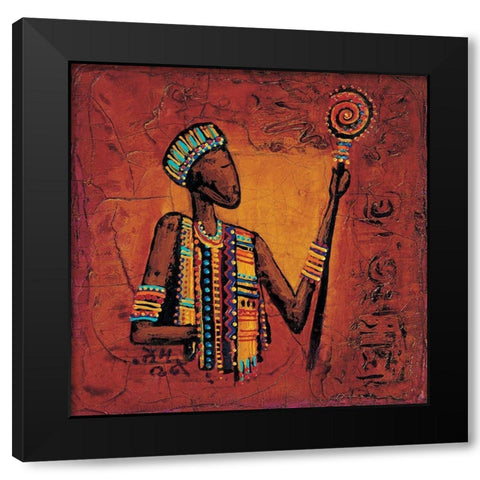 De vous a moi IV Black Modern Wood Framed Art Print by Vital, Isabelle