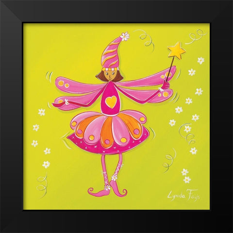 Fee II Black Modern Wood Framed Art Print by Fays, Lynda