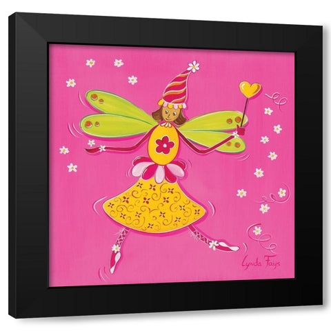 Fee III Black Modern Wood Framed Art Print with Double Matting by Fays, Lynda