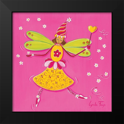 Fee III Black Modern Wood Framed Art Print by Fays, Lynda