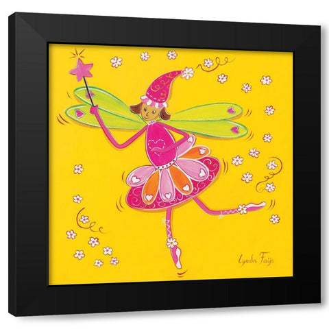 Fee IV Black Modern Wood Framed Art Print with Double Matting by Fays, Lynda