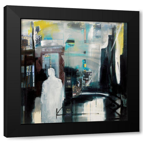 6 feet deep Black Modern Wood Framed Art Print by Kim