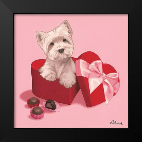 Gourmandise Black Modern Wood Framed Art Print by Cazenave, Maryline