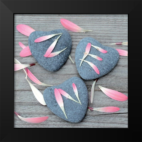 Zen III Black Modern Wood Framed Art Print by BRAUN Studio