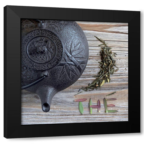 Earl Grey III Black Modern Wood Framed Art Print with Double Matting by Chatelain, Sonia