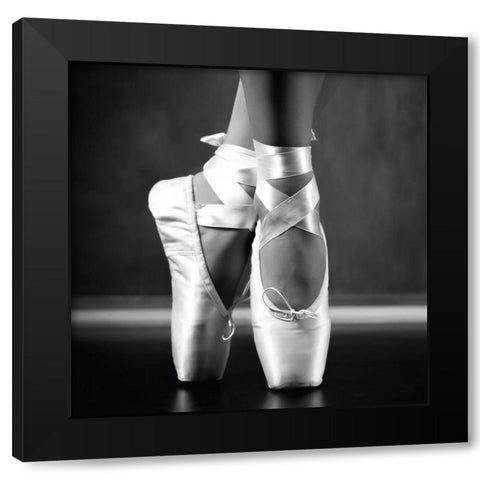 Paire de Pointes Black Modern Wood Framed Art Print by Braun Studio
