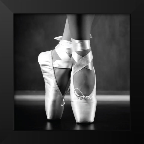 Paire de Pointes Black Modern Wood Framed Art Print by Braun Studio