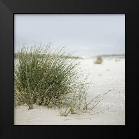 Plage 6 Black Modern Wood Framed Art Print by Braun Studio