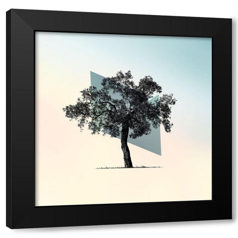 Spectrum 1 Black Modern Wood Framed Art Print by Braun Studio