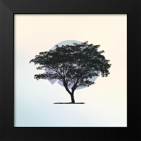 Spectrum 2 Black Modern Wood Framed Art Print by Braun Studio