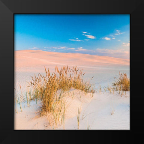 Plage 14 Black Modern Wood Framed Art Print by Braun Studio