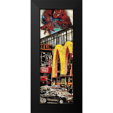 Best Musica (detail) II Black Modern Wood Framed Art Print by Arietti, Fabienne