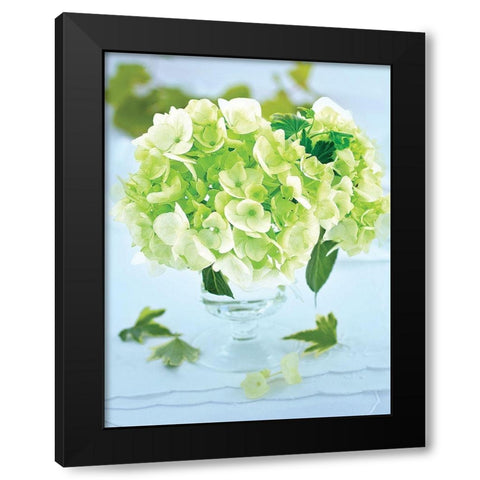 Petit bouquet romantique - fleur dhy. Black Modern Wood Framed Art Print with Double Matting by Beyler, Catherine