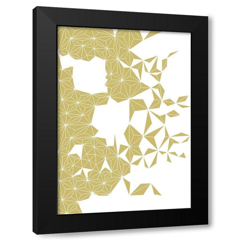 Onirique dorÃ© Black Modern Wood Framed Art Print by Braun Studio