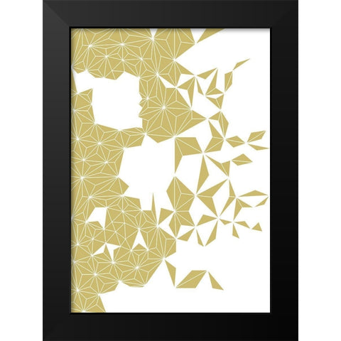 Onirique dorÃ© Black Modern Wood Framed Art Print by Braun Studio