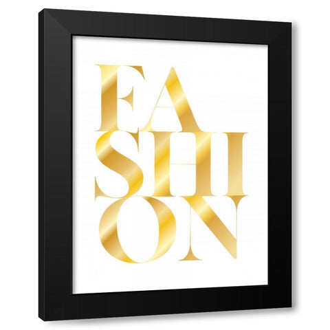 Fashion Black Modern Wood Framed Art Print with Double Matting by Braun Studio
