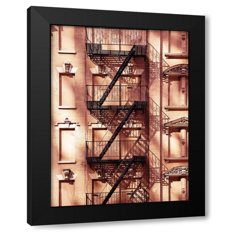 Escaliers 2 Black Modern Wood Framed Art Print by BRAUN Studio
