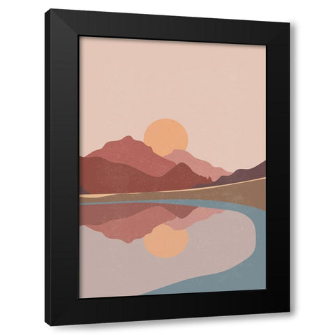 Braun Studio - Sunset Black Modern Wood Framed Art Print with Double Matting by Braun Studio
