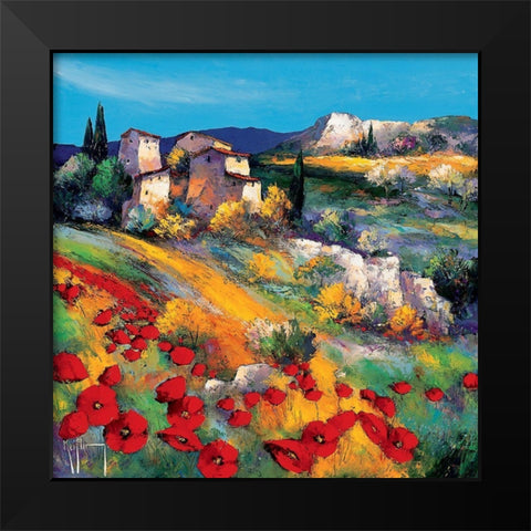 Lumiere du soir Black Modern Wood Framed Art Print by Keiflin, Roger