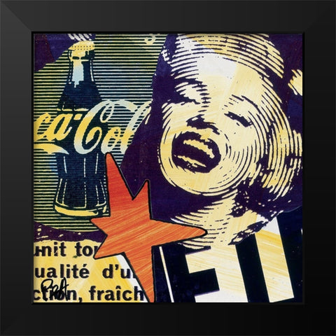 Le festival Black Modern Wood Framed Art Print by Raynal, Paul