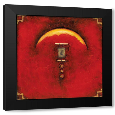 Suite bambou Black Modern Wood Framed Art Print with Double Matting by Arthure