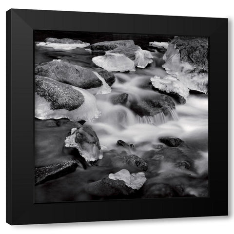 Castagniccia II Black Modern Wood Framed Art Print with Double Matting by Poli, Jean-Philippe