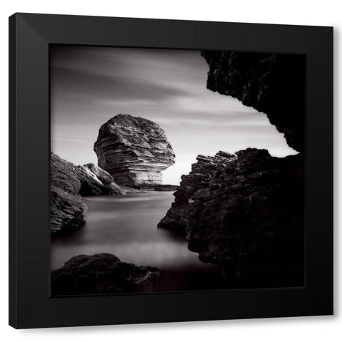 Bonifacio Black Modern Wood Framed Art Print by Laurenceau, Gerard