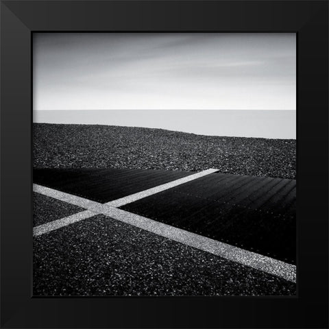 Sainte Margue Black Modern Wood Framed Art Print by Laurenceau, Gerard