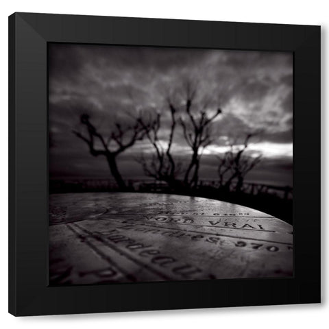 De tous les horizons Black Modern Wood Framed Art Print with Double Matting by Etchepare, Alain