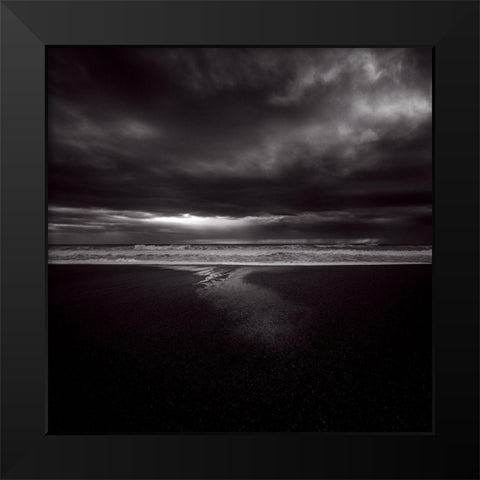 Venu de la mer Black Modern Wood Framed Art Print by Etchepare, Alain