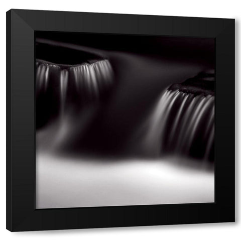 Ou secoule mes reves Black Modern Wood Framed Art Print with Double Matting by Etchepare, Alain