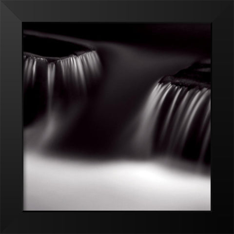 Ou secoule mes reves Black Modern Wood Framed Art Print by Etchepare, Alain