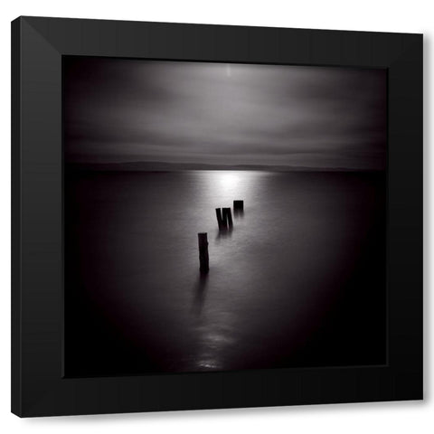 1.3.4 Black Modern Wood Framed Art Print by Etchepare, Alain
