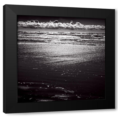Perles de soleil Black Modern Wood Framed Art Print with Double Matting by de Lattre, Pascal